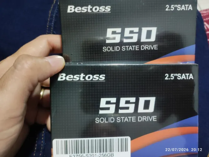 SSD 256gb novo lacrado.