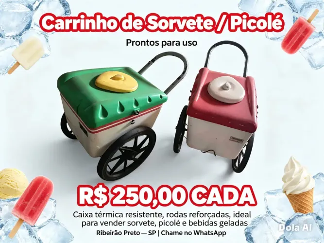 Carrinho de picolé 