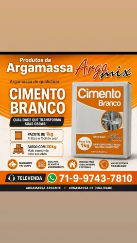 Argamassa Argamix temos as melhores