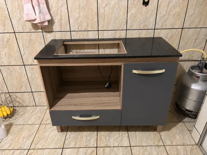 Armário/Balcão de Cozinha para Cooktop 5 Bocas