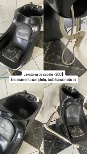 Lavatório de cabelo