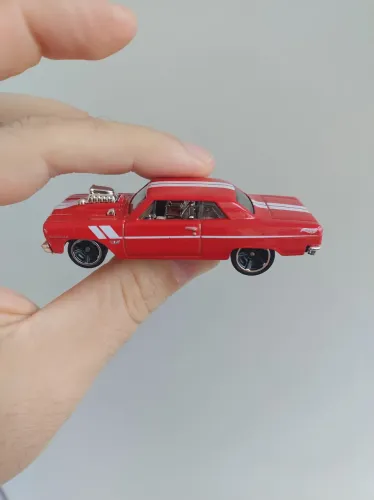 Miniatura Hotwheels 64 Chevy Chevelle SS Vermelho 1:64 Novo Loose Hot Wheels
