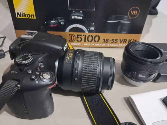 Camera Fotografica Nikon d5100 com 7 mil clicks