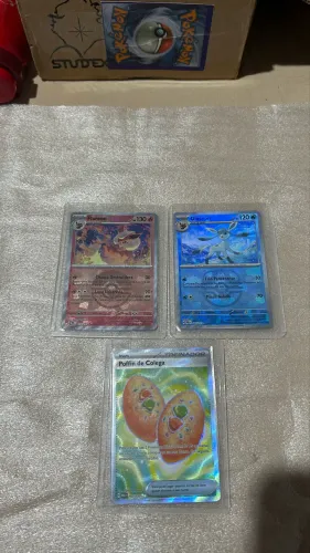 LOTE POFFIN+GLACEON MASTER BALL