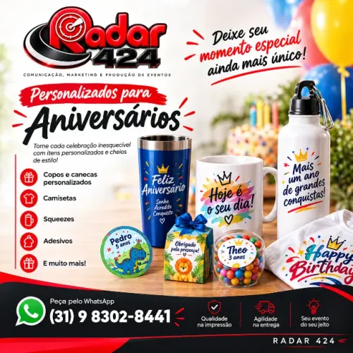 PERSONALIZADOS PARA ANIVERSÁRIOS