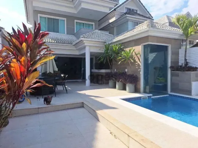 Cara Riviera del Sol - recreio, 5 quartos, ampla lavanderia, acabamento excelente padrão, 