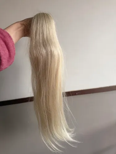 Cabelo loiro pérola