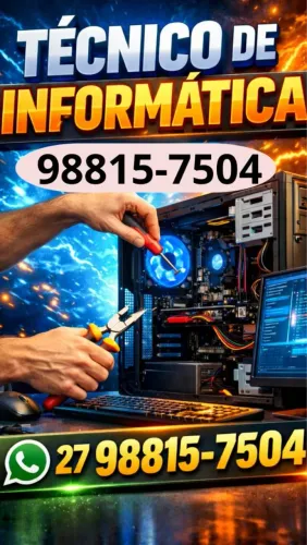 Técnico em informática atendimento presencial e remoto