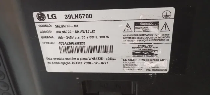 Tv LG 39 polegadas 