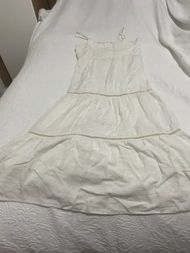 Vestido infantil branco comprido
