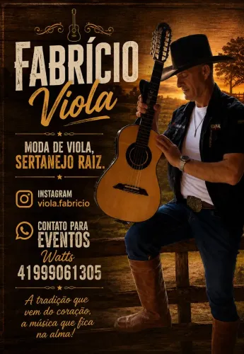 Cantor Sertanejo Violeiro