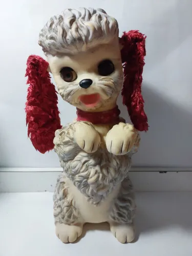 Antigo Cachorrinho Estrela em Vinil Olhos de Dormir