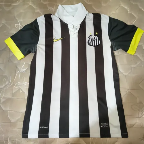 Camisa Santos FC 2013 - Tradicional Listrada (Oficial Nike) - Tamanho M