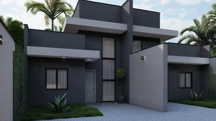 COMPRE NA PLANTA SOBRADO DUPLEX 3 QUARTOS (SENDO 1 SUÍTE) - SÍTIO CERCADO - EM CONSTRUÇÃO