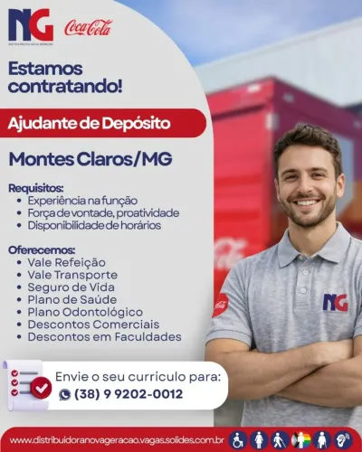 Ajudante de Depósito (Distribuidora Coca-Cola)