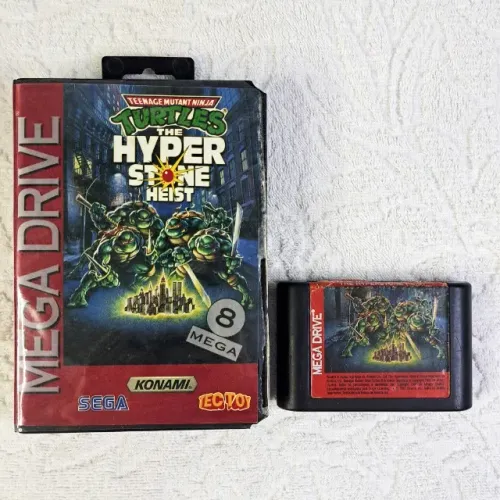 Teenage Mutant Ninja Turtles: The Hyperstone Heist Original Tectoy Mega Drive - Leia