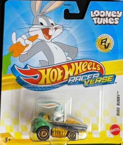 Hot Wheels Racer Verse - Chase | Pernalonga Bugs Bunny dourado