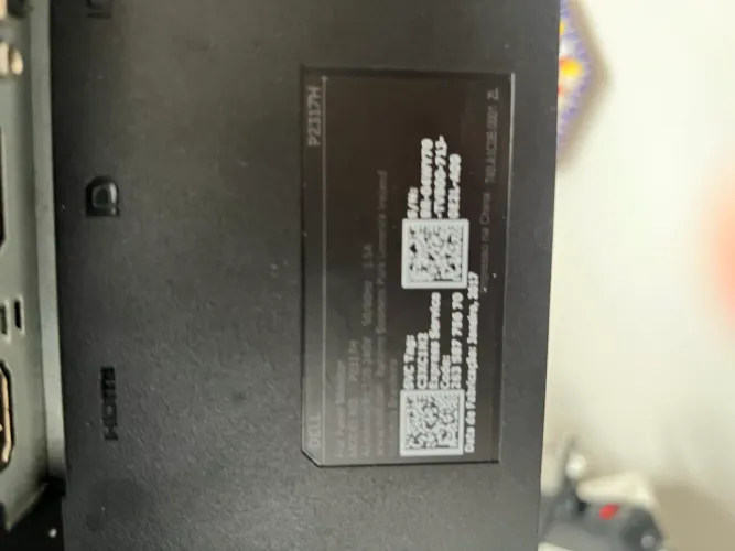 Tela LCD Dell P2317H polegadas 23