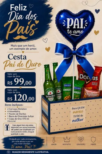 Cestas para o Dia dos Pais | Presentes Personalizados em Ribeirão Preto