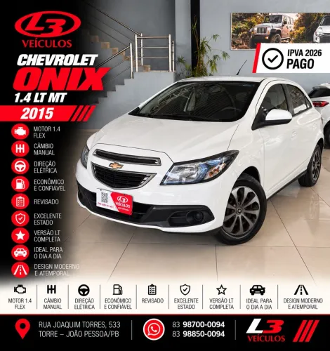 Chevrolet Onix Hatch LT 1.4 8V Flex Power Mec. 4P 2015