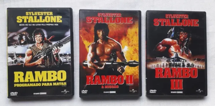Dvd Trilogia Rambo (originais)