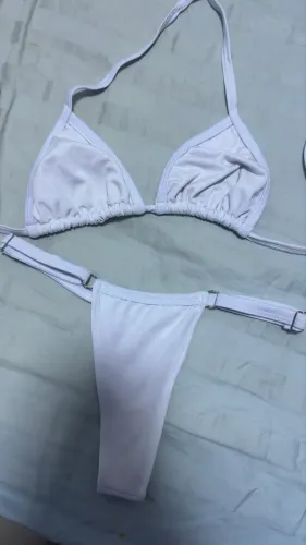 Biquíni de marquinha branco