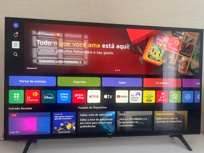 Smart TV 65" LG 4K Ultra HD QNED