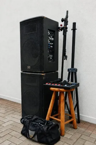 Locação de equipamento de som
