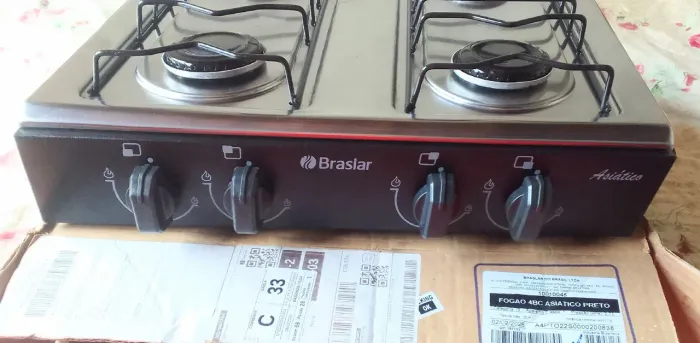 Fogão 4 bocas asiático Braslar