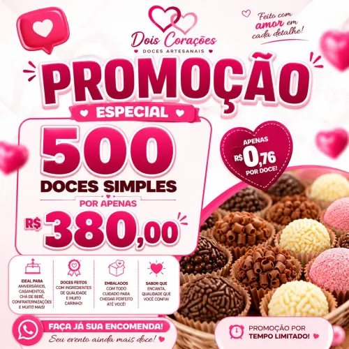 Doces para festa