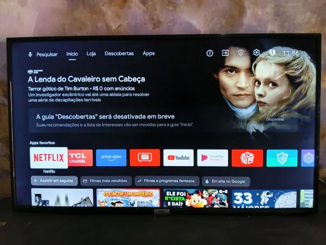 Smart tv tcl 43 polegadas