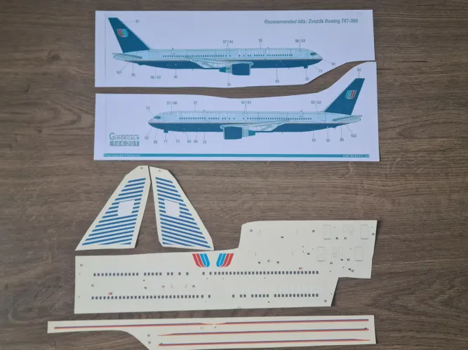 Kit Decal 1/144 Boeing 767