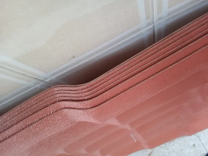 Telhas plásticas pvc colonial ecológica medidas 2.42  X  0.88