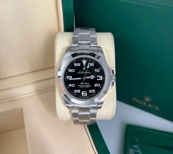 Relógio Rolex Air-King 40mm Linha Premium AAA+ Vidro Safira Aço 904L
