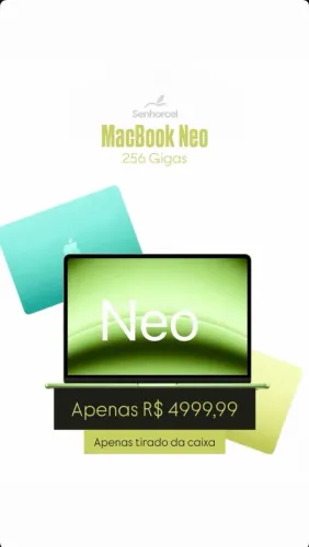 MacBook Neo Verde NOVÍSSIMO