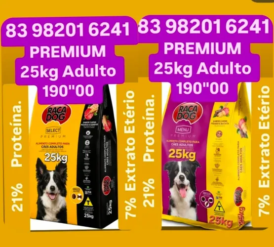 RAÇADOG SELECT PREMIUM 25KG ADULTO