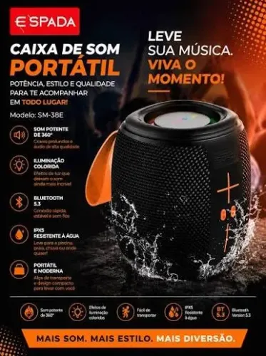 Caixa De Som Portatil 