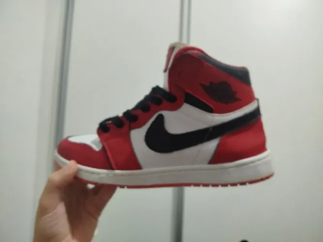 Air Jordan 1 Branco E Vermelho