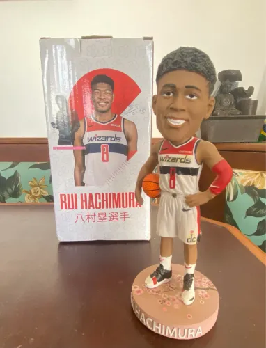 Bobblehead Rui Hachimura Washington Wizards 2019 Original Com Caixa