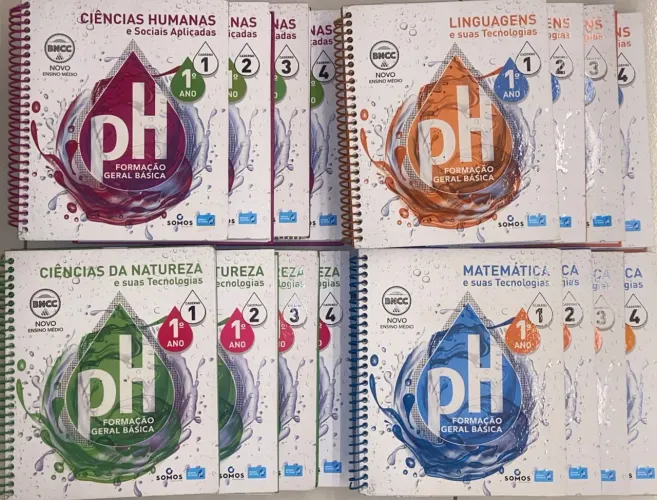 Coleção Completa PH Formação Geral Básica - 1º Ano | 16 Apostilas | Excelente Estado 