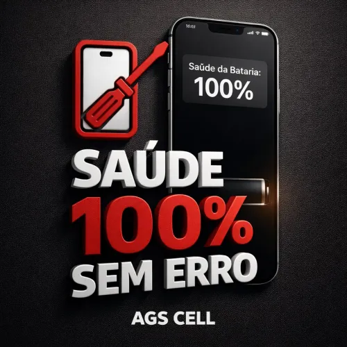 Troca de bateria iPhone sem mensagem de peça!