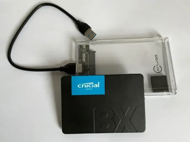 SSD Crucial 480GB com CASE
