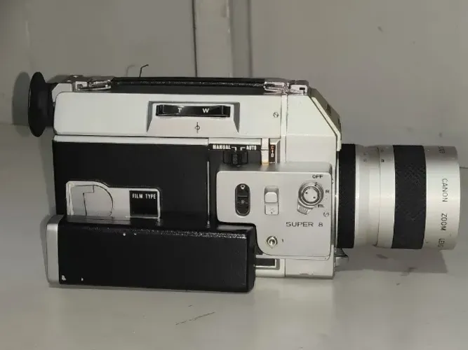 Filmadora Canon Auto Zoom 814 Super 8 Raridade Bom Estado