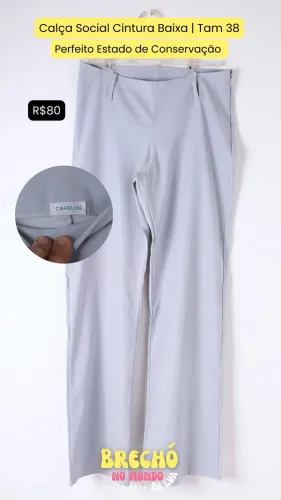 CALÇA CINTURA BAIXA SOCIAL