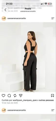 Calça cargo