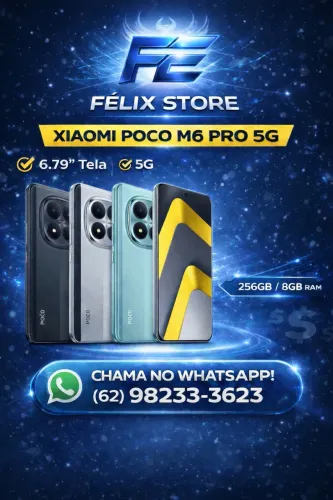 Poco M8 Pro 5G 256GB com 8GB lacrado
