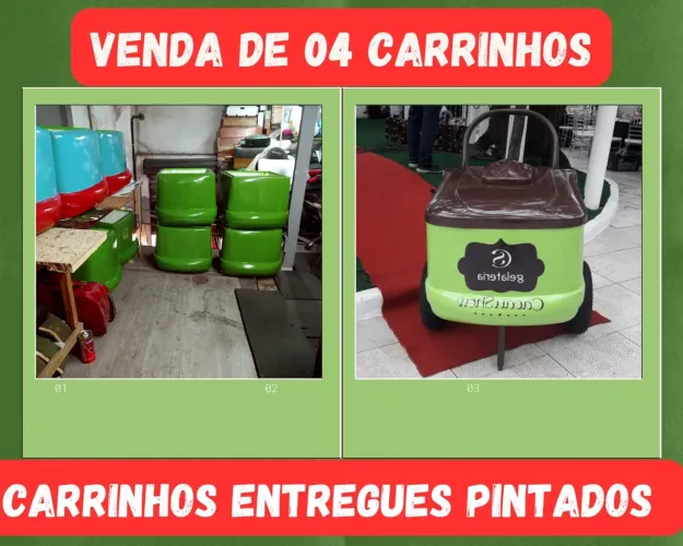 Carrinho de Sorvete T450 Lote