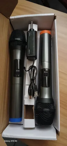 2 Microfones S/ fio. Novos