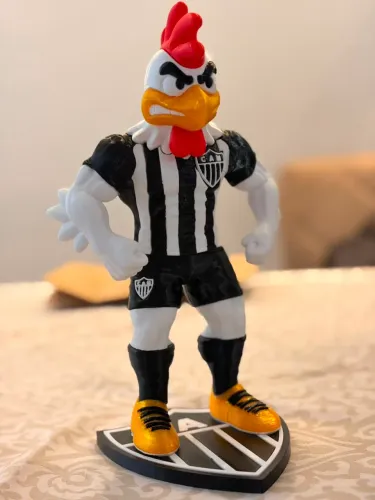 Boneco Mascote do Galo Doido