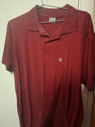 Camisa Polo Masculina Vermelha - Marca Sudotex - Tamanho M